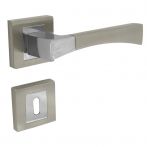 Lienbacher Rosettengarnitur Viola Zamak verchromt/nickelmatt