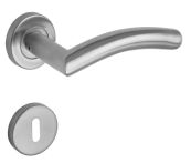 Lienbacher Rosettengarnitur Swing Premium Edelstahl matt gebürstet QUICKFIX