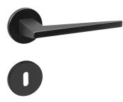 Lienbacher Rosettengarnitur Ronco Zamak schwarz matt