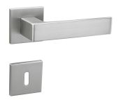 Lienbacher Rosettengarnitur eckig Rubico Zamak vernickelt