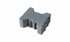 Lithonplus H-Verbund-Drain Pflasterstein Dicke  8 cm Anthrazit