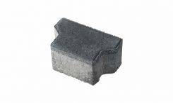 Lithonplus H-Verbund Pflasterstein Dicke  8 cm Anthrazit Halbstein