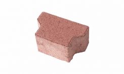 Lithonplus H-Verbund Pflasterstein Dicke  8 cm Rot Halbstein