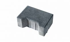 Lithonplus H-Verbund Pflasterstein Dicke  8 cm Anthrazit Anfangstein