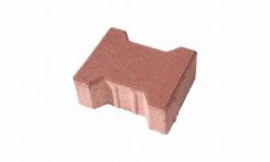 Lithonplus H-Verbund Pflasterstein Dicke  8 cm Rot