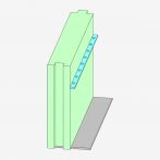 Lohr Deckenrandschalung DF mit Ankerleiste - Länge: 2,38 Meter