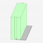 Lohr Deckenrandschalung DFE wärmebrückenfrei, ohne Ankerleiste - Länge: 2,38 Meter