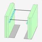 Lohr Ringankerschalung RS mit Ankerleiste - Länge: 2,38 Meter
