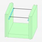 Lohr Sturzschalung SK mit Ankerleiste - Länge: 2,38 Meter