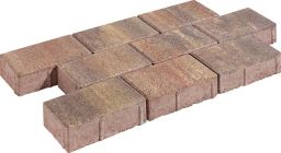 Gala-Lusit Rechteck Funktionspflaster - Weinlaub mit Fase