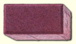 Gala-Lusit Rechteck Funktionspflaster - Rot mit Fase