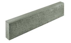 Gala-Lusit Tiefbord Bordstein - beidseitig gefast - Grau