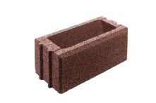 Gala-Lusit Bellamur Mauersysteme 1/1 Stein 50x25x20 cm - Rotbraun mit Fase