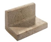 Gala-Lusit Mähbord Raseneinfassung 25x15x15 cm - Grau mit Fase