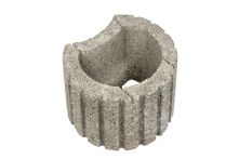 Gala-Lusit Pflanzring Pflanzstein Klein 30x20 cm - Grau mit Fase