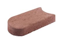 Gala-Lusit Rasenfix Gestaltungselement 22x12x4 cm - Rotbraun mit Fase