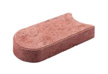 Gala-Lusit Rasenfix Gestaltungselement 22x12x4 cm - Rot mit Fase