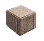 Gala-Lusit Würfel Quadratpflaster 10x10x8 cm - Grau mit Fase