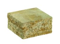 Gala-Lusit Spaltino Mauerblock - Sahara-Weiß-Melange ohne Fase