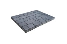 Gala-Lusit Natura Plano Pflaster Mischformat, 8 cm Dicke - Anthrazit mit Minifase
