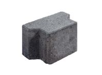 Gala-Lusit Doppelverbund Funktionspflaster, Randstein - Anthrazit mit Microfase