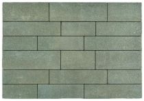 Gala-Lusit Barretto Pflaster Mischformat, 8 cm Dicke - Diamant-Titangrau-Mittel mit Microfase