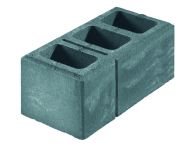 Gala-Lusit Bellamur Mini, Multistein 40x20x16,5 cm - Grau-Anthrazit-Melange mit Fase