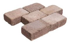 Gala-Lusit Steinhuder Rustikal Pflaster Antik 21,4x14,4x8 cm - Heidebraun ohne Fase