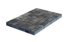 Gala-Lusit Allee City Pflaster Mischformat, 8 cm Dicke - Grau-Anthrazit-Melange mit Microfase