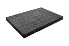 Gala-Lusit Allee City Pflaster Mischformat, 8 cm Dicke - Diamant-Schiefer mit Microfase