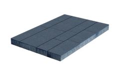 Gala-Lusit Allee Flair Pflaster Mischformat, 6 cm Dicke - Anthrazit mit Microfase