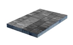 Gala-Lusit Allee Flair Pflaster Mischformat, 6 cm Dicke - Grau-Anthrazit-Melange mit Microfase