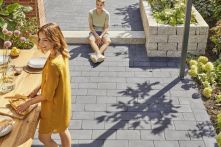 Gala-Lusit Crescendo Öko FUGA Pflaster 30x20x8 cm - Anthrazit mit Microfase