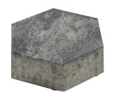 Gala-Lusit Wabe Funktionspflaster 21,5x24,8x8 cm - Grau-Anthrazit Melange mit Microfase