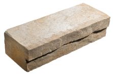 Gala-Lusit Cremona Landhausmauer Mauersysteme Mischformat, 12,5 cm Dicke - Sahara-Weiß Melange