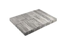 Gala-Lusit Crescendo PRO-TEC Pflaster Mischformat, 8 cm Dicke - Weiß-Anthrazit Melange mit Microfase