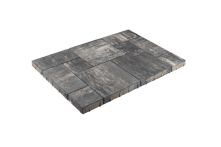 Gala-Lusit BellaStone® Deluxe Garten- und Terrassenplatte Mischformat, 5 cm Dicke - Grau-Anthrazit-Melange mit Fase