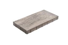 Gala-Lusit Crescendo Ambiente Garten- und Terrassenplatte 60x30x5 cm - Weiß-Anthrazit-Melange mit Minifase