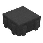 Gala-Lusit Crescendo Öko Pflaster Stein B 20x20x8 cm, 1,5 cm Fuge - Anthrazit mit Microfase