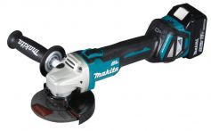 Makita Akku-Winkelschleifer 18V/5,0 Ah 2 Akkus und Ladegerät im MAKPAC DGA511RTJ