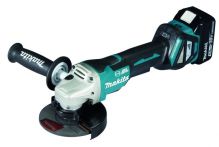 Makita Akku-Winkelschleifer 18V/5,0 Ah 2 Akkusund Ladegerät,MAKPAC DGA517RTJ