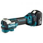 Makita Akku-Multifunktionswerkzeug 18V / 5,0 Ah Akku, Ladeg, Zubehör, MAKPAC DTM52T1JX2