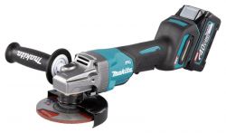 Makita Akku-Winkelschleifer 40 V im Koffer inkl. 2x 4,0 Ah Akkus und LadegerätGA016GM201