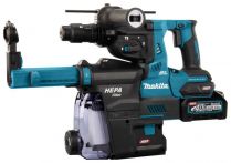Makita Akku-Kombihammer SDS-PLUS 40V max./4,0Ah 2x Akkus, Ladegerät, MAKPAC HR004GM202