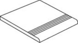 Marazzi Stufe 30 x 30 cm Le Cromie alabastro Rillenplatte R9 - MJAT