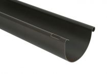 Marley Dachrinne, halbrund - Farbe braun - 4 Meter lang