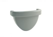 Marley Rinnenendstück - Farbe grau