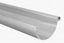 Marley Alu-Dachrinne, halbrund, RG 100, 2m 8-teilig