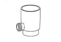 Marley Regensammler mit Überlaufstop - Farbe grau