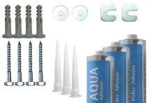 MEA Montageset AQUA bis Größe 100 x 130 cm